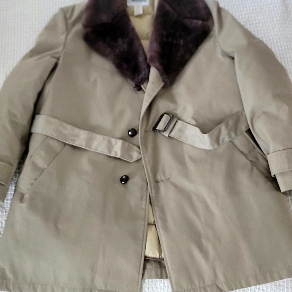 WOOLRICH Vintage Down Parka w Shearling collar 46